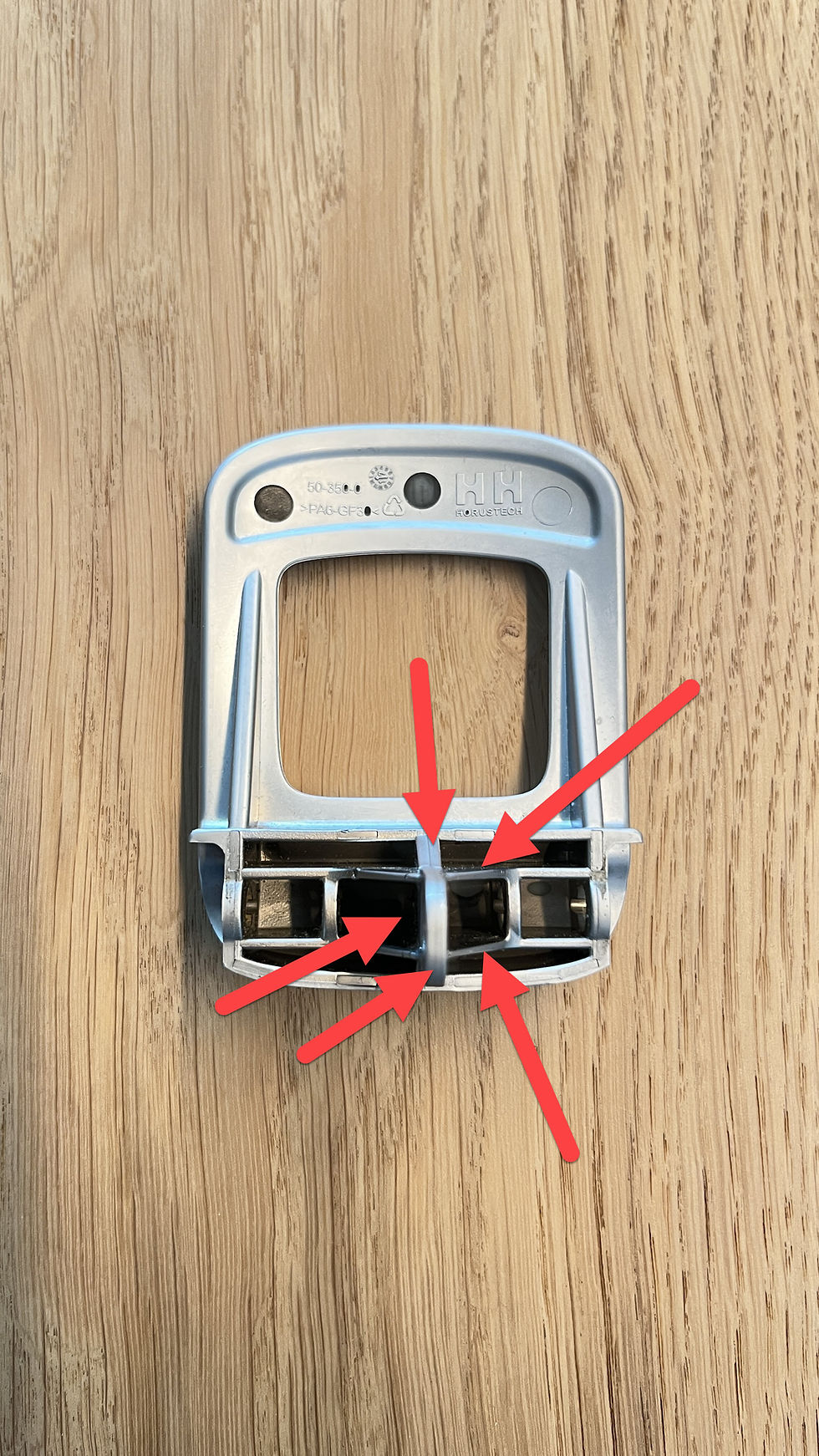 Prototypen Ersatzgriff f. Aufbautüre (innen) 