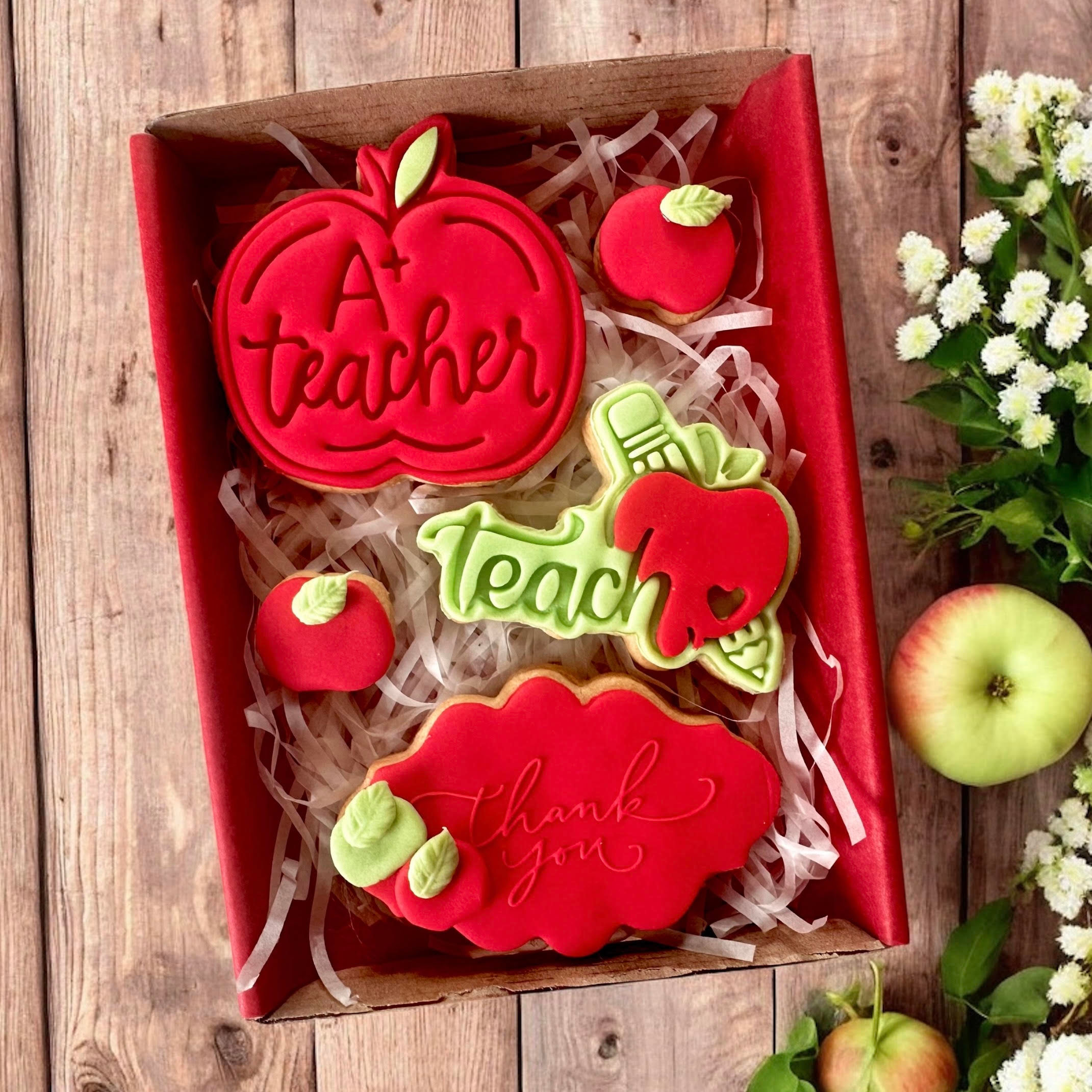 personalised teacher biscuits