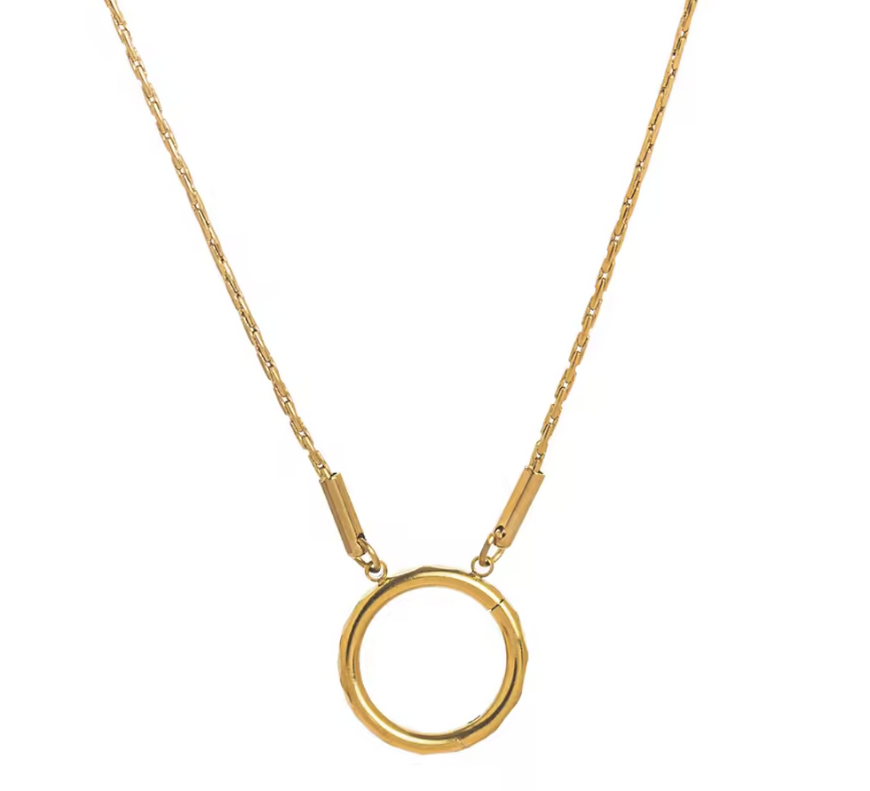 Thumbnail: Golden Memory Marika Ring necklace