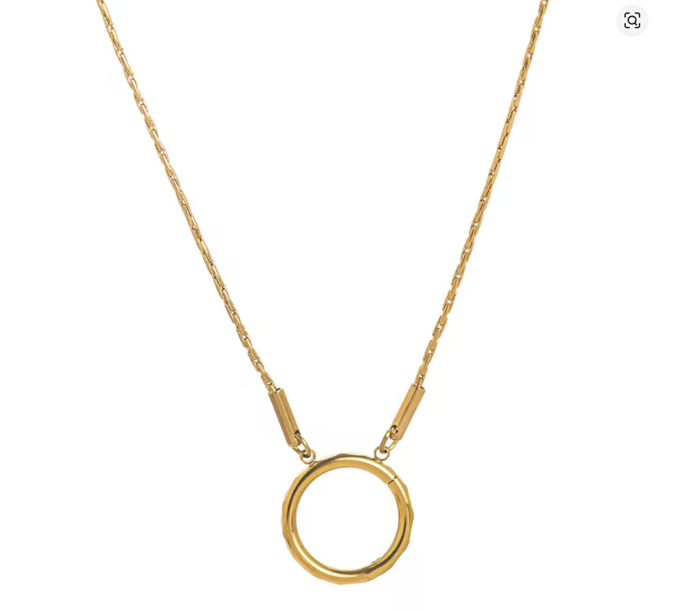 Round Clasp Chain — a delicate chain with a round clasp