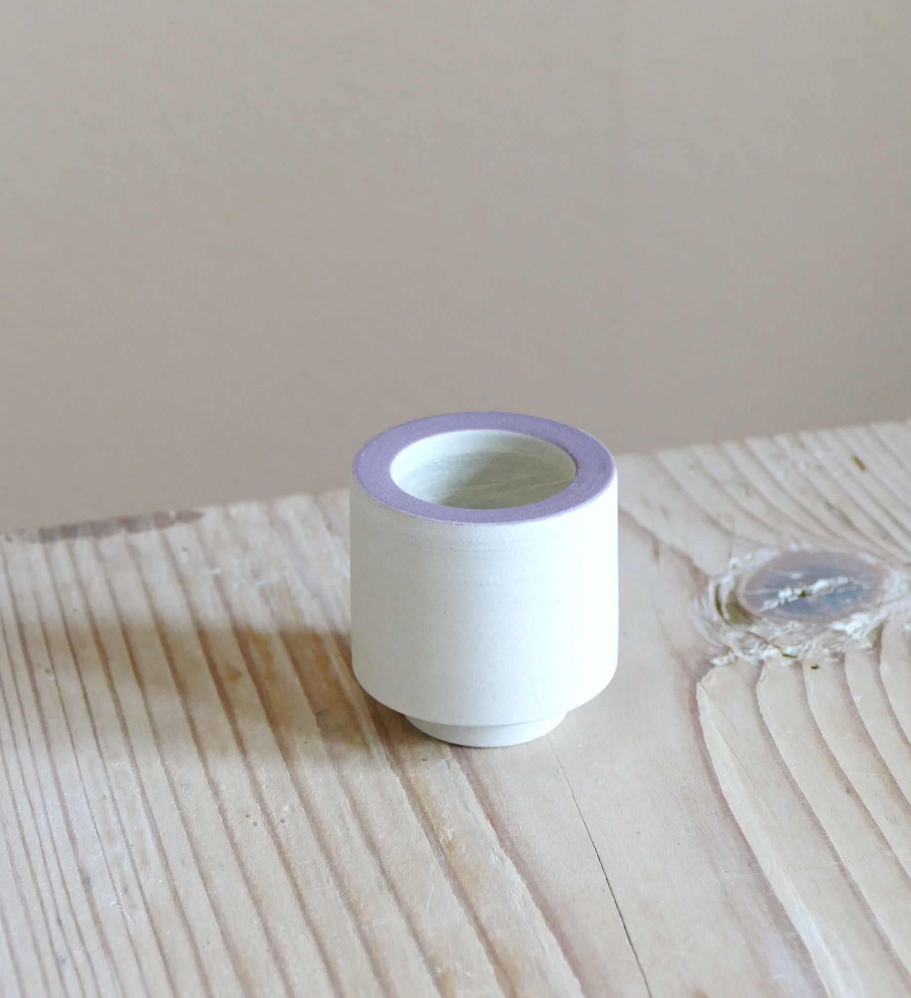 Zahnstocher Becher in violett - passend zu Tapas / Apéro Schale