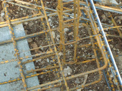 ferraillage de chainages verticaux