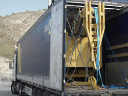 livraison de grue de chantier