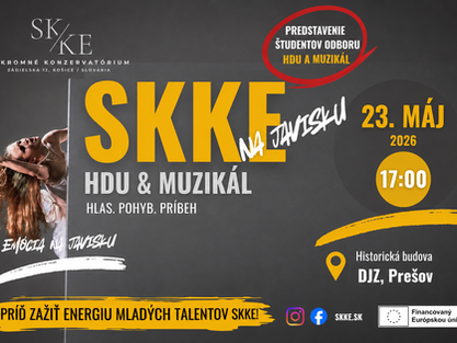 Predstavenie odborov hdu a muzikál