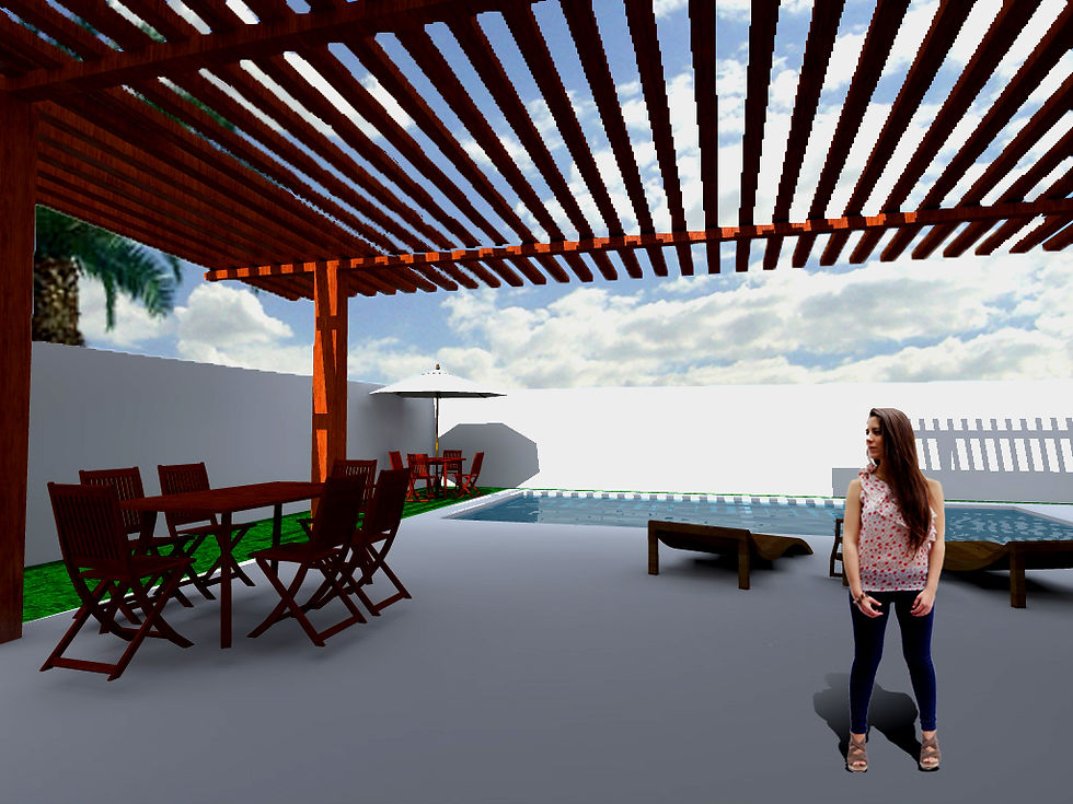 Perspectiva Interior (Terraza).