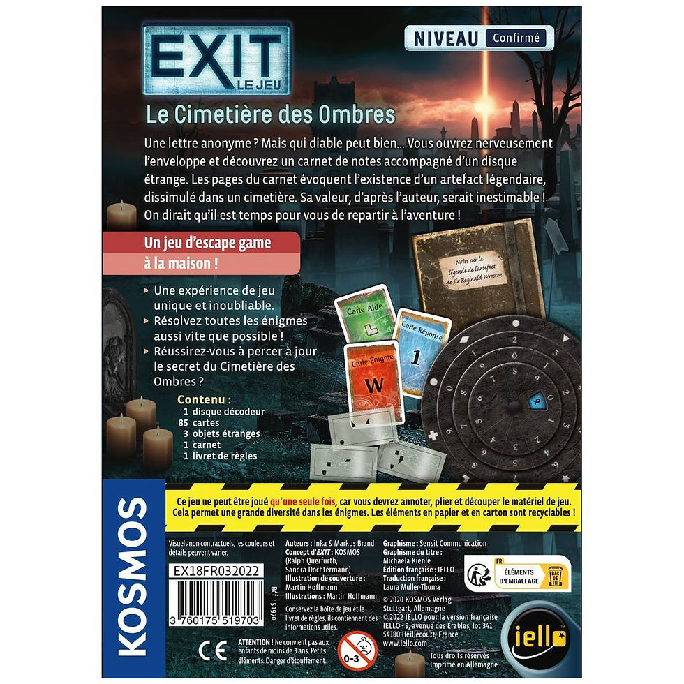 Miniature : Exit : Le Cimetière des Ombres