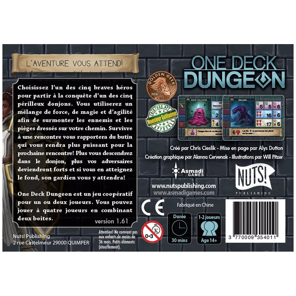 Miniature : One Deck Dungeon