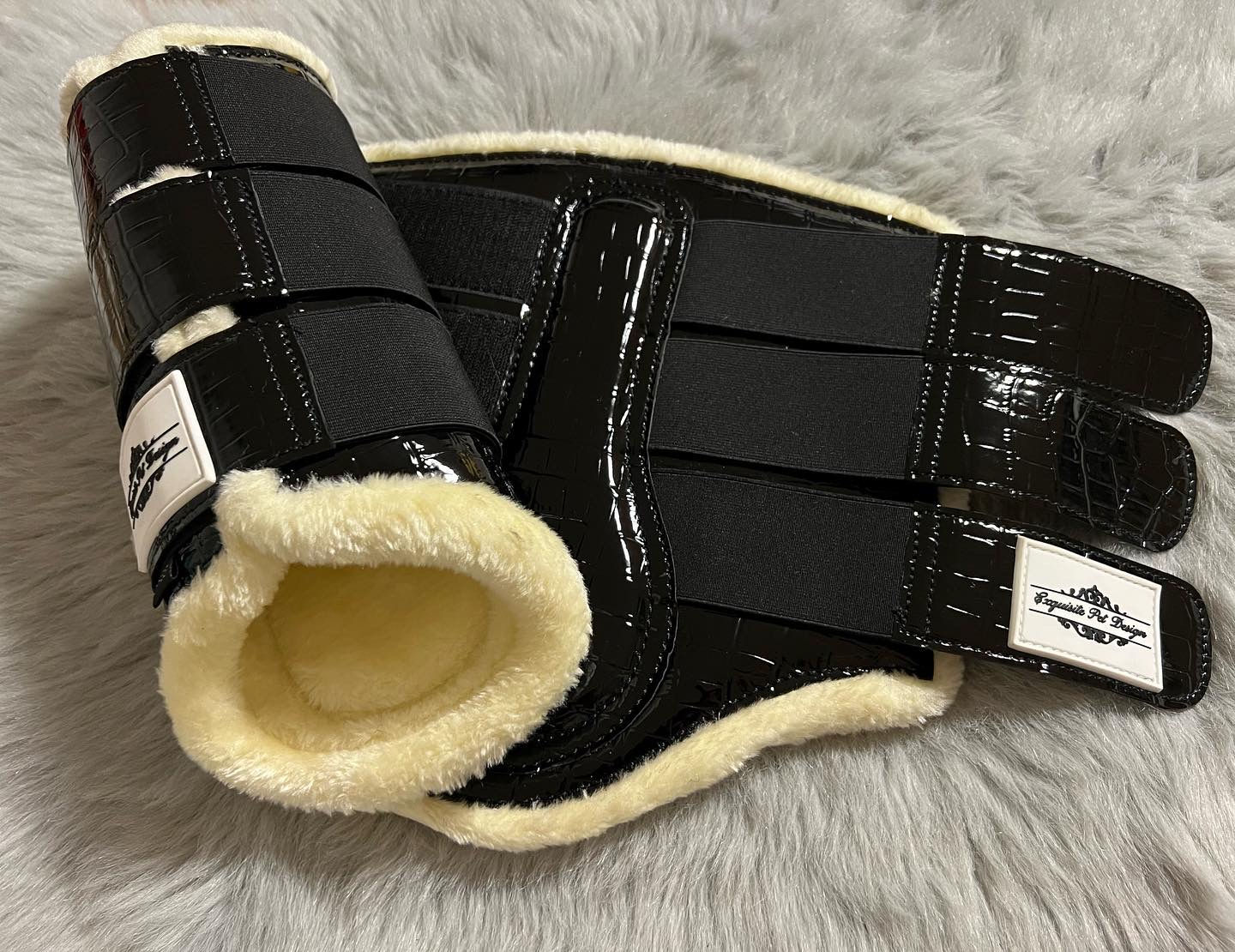 Gamaschen Croco - Kroko Lack