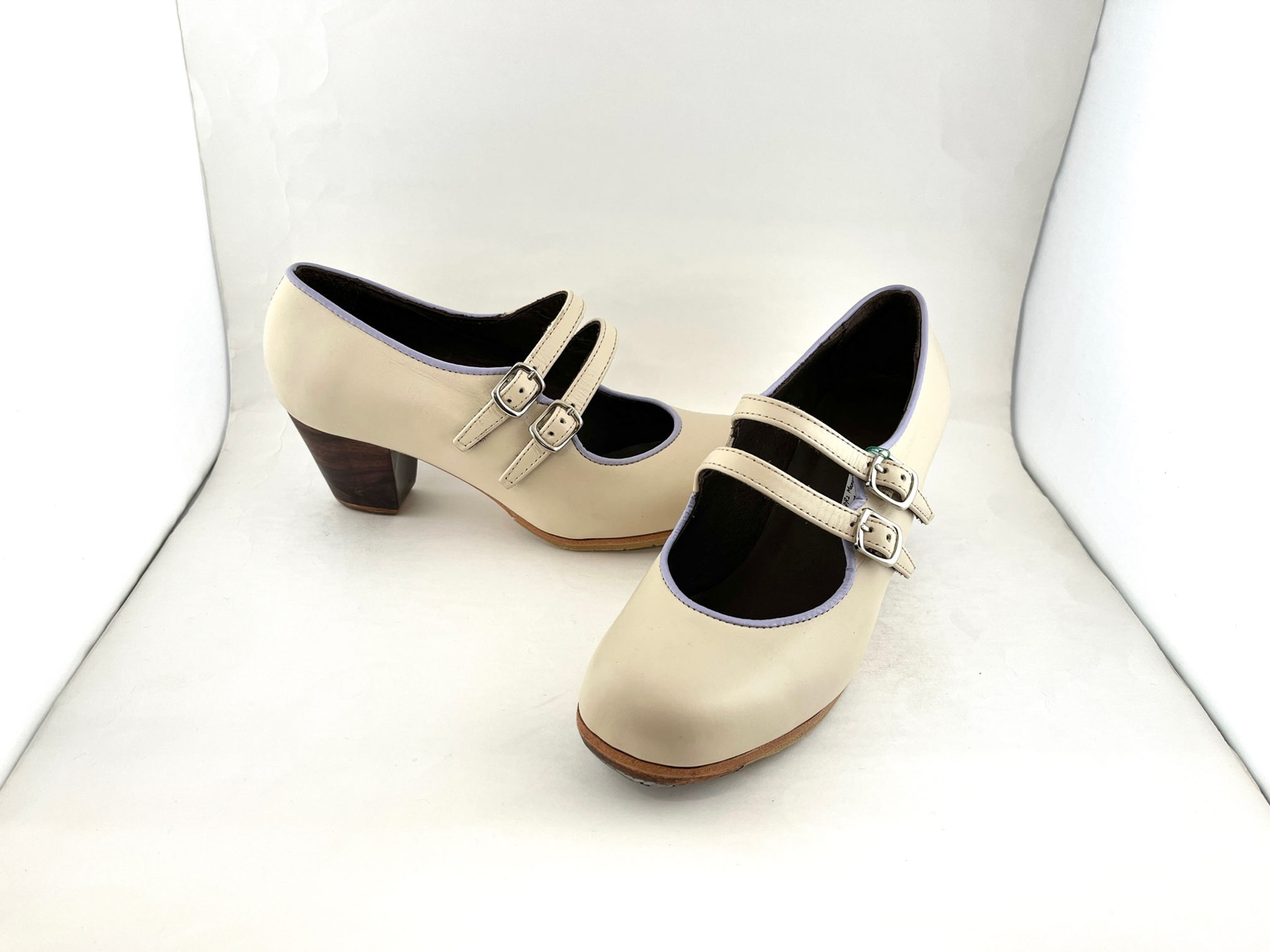 36.0　極細幅　マヌエラ　表革　ベージュ　クバーノ　5cm　木目　Y6905