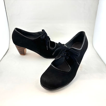 美品【セノビージャ】フラメンコシューズ黒35サイズ