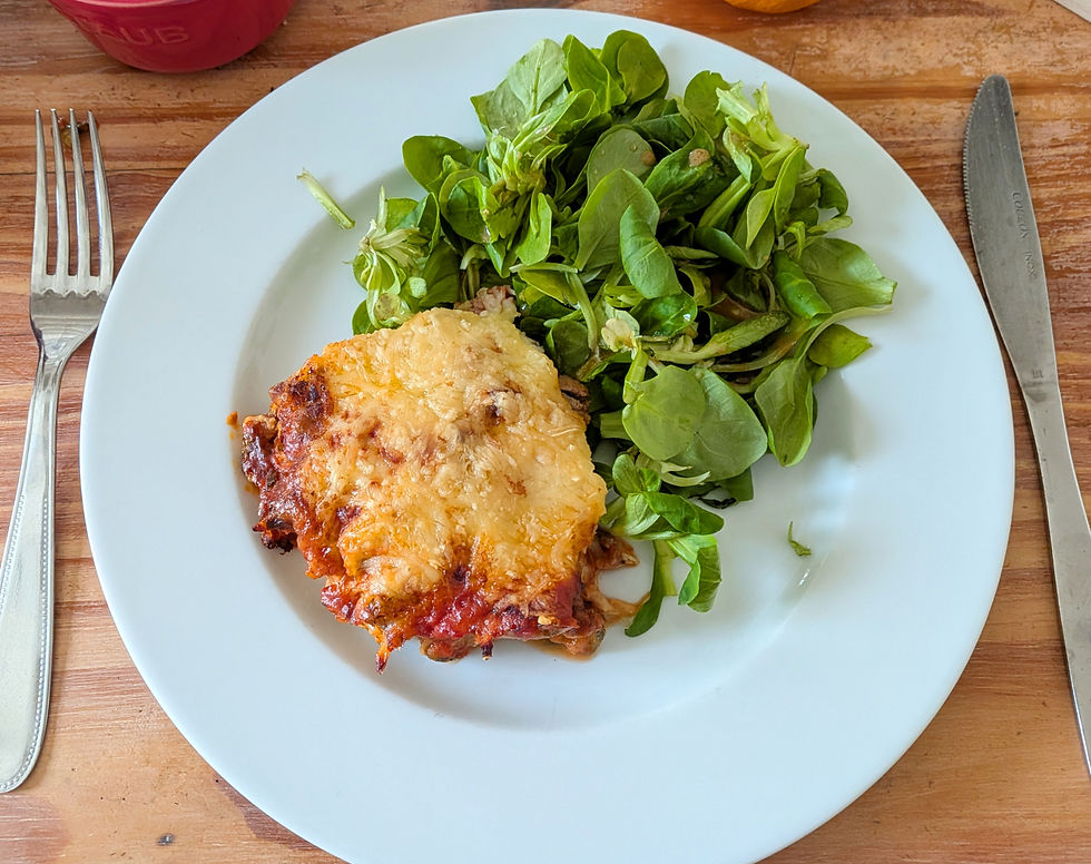 Gratin beef & veggies