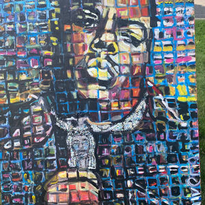 New Biggie- Chuck Close style