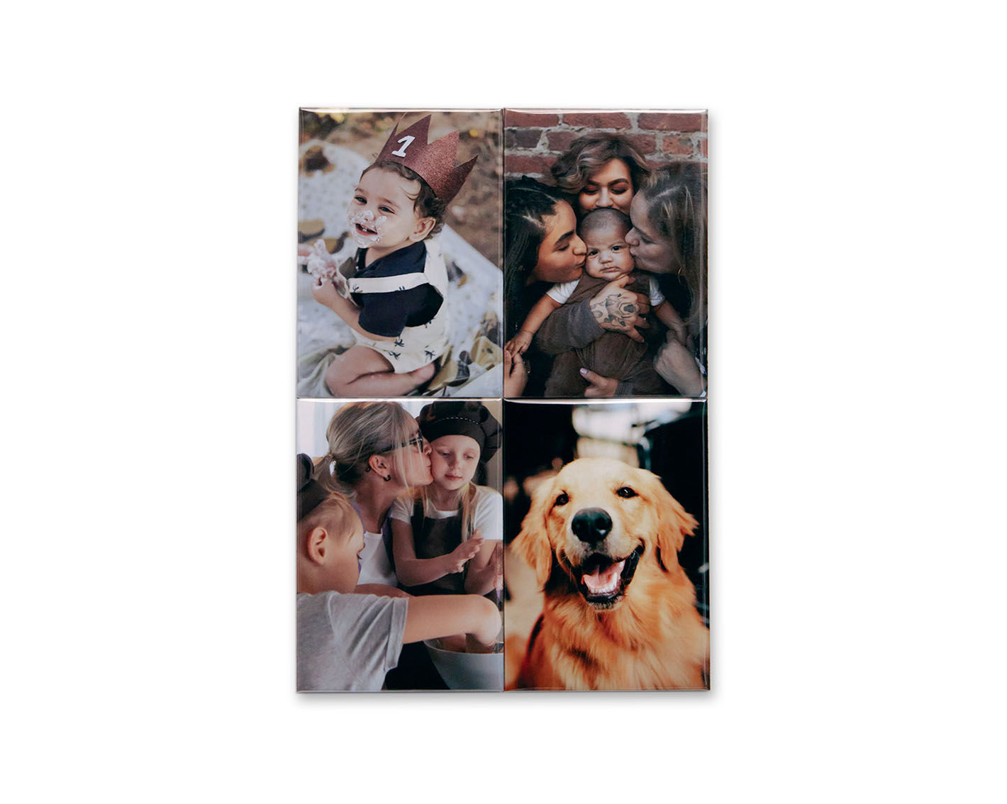 4 Pack of Customisable Magnets