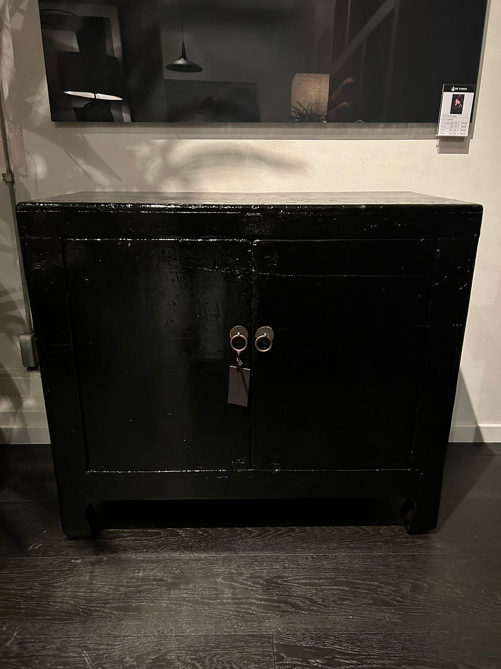 Chinees kastje hoogglans zwart  A67