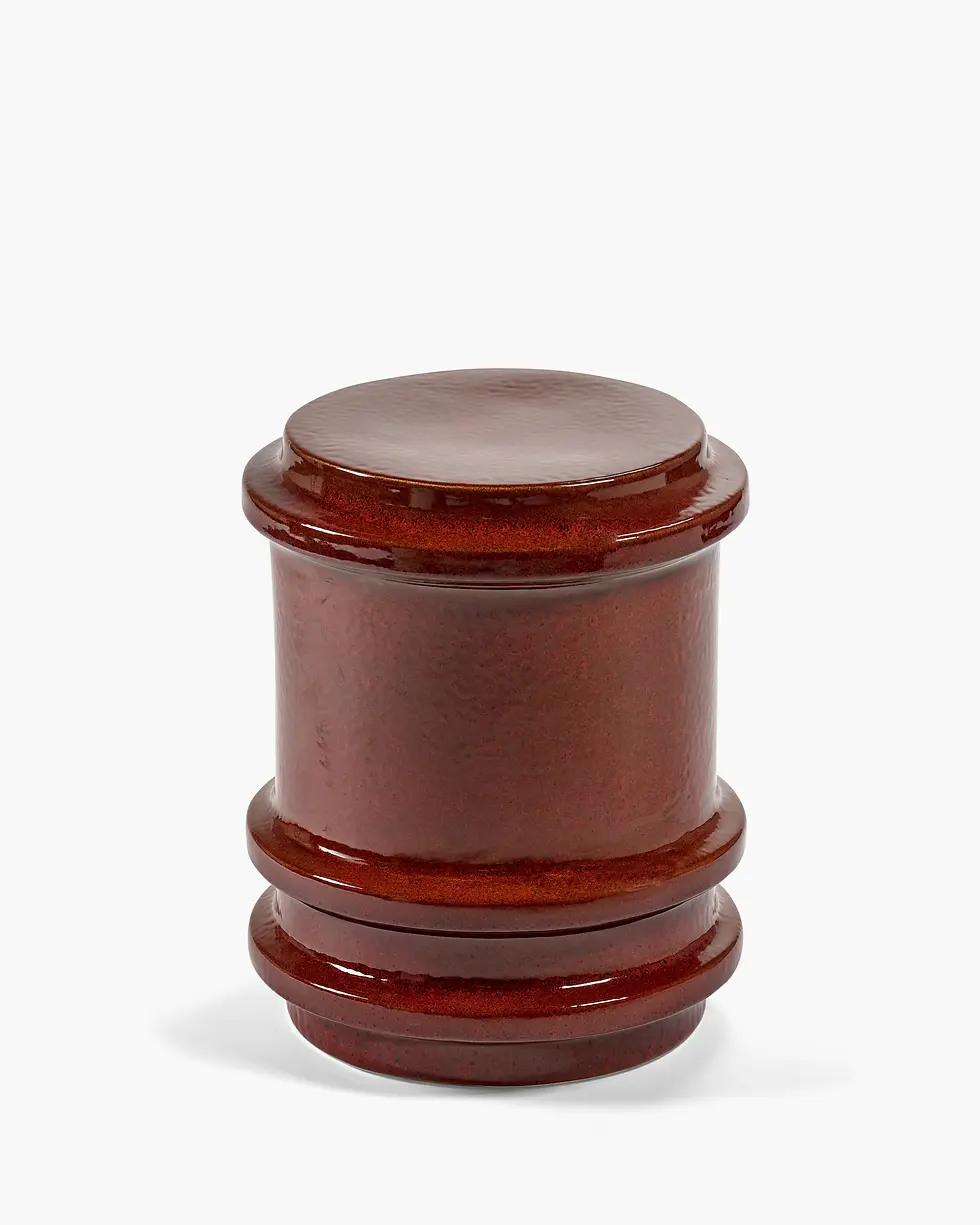 Bijzettafel Pawn donkerrood 