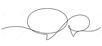 online-chat-message-continuous-line-drawing-speech-bubble-minimalism-thin-linear-vector-il