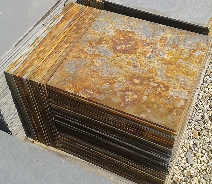 Pedra Ardosia Ferrugem
