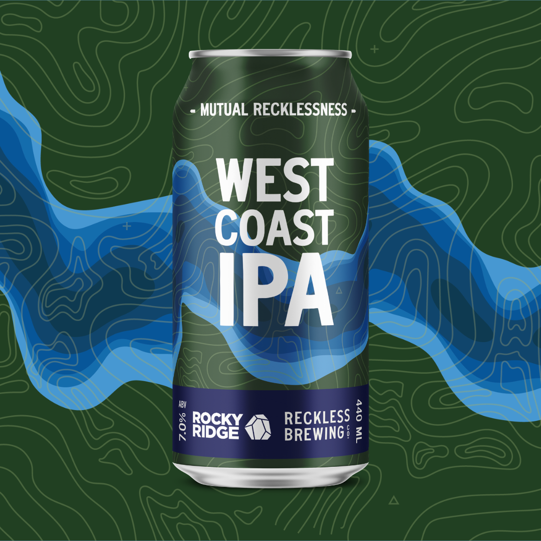 West Coast IPA - Reckless Brewing Co x Rocky Ridge Collaboration