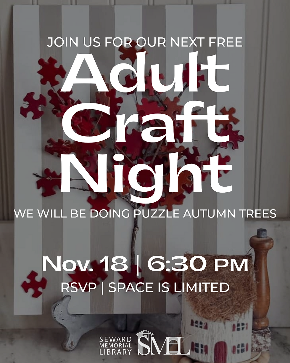 Poster promoting Puzzle Piece Autumn Trees
