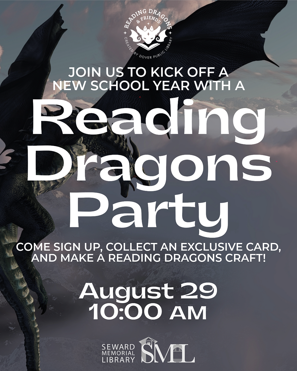 August 2026 Reading Dragons Party graphic