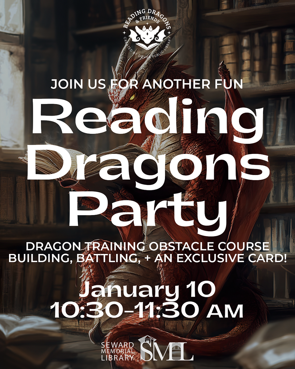 January 10, 2026 Reading Dragons Party Poster