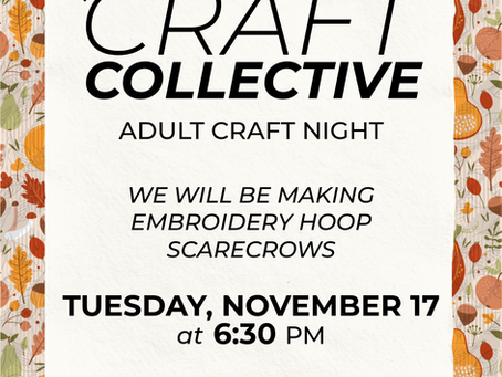 November 2026 Craft Collective promotional poster