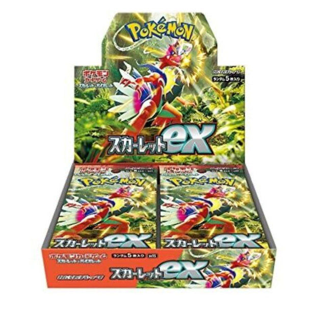 Scarlet EX Japanese Booster Box Factory Sealed cdtcgshop