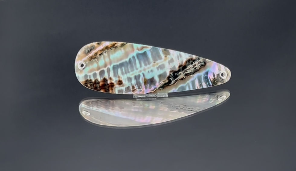 Smaragd - 87mm - Perlmutt-Tropfen