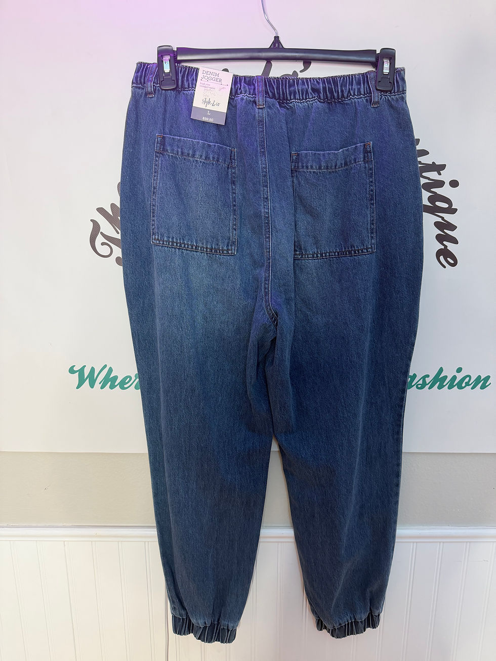 Thumbnail: Denim joggers
