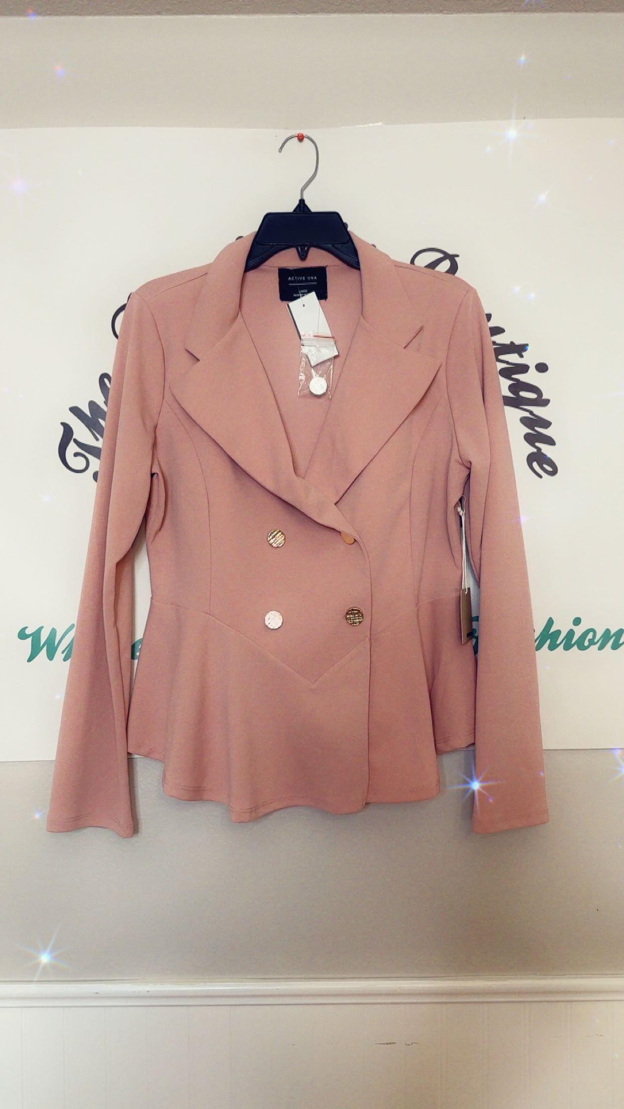 Peplum blazer