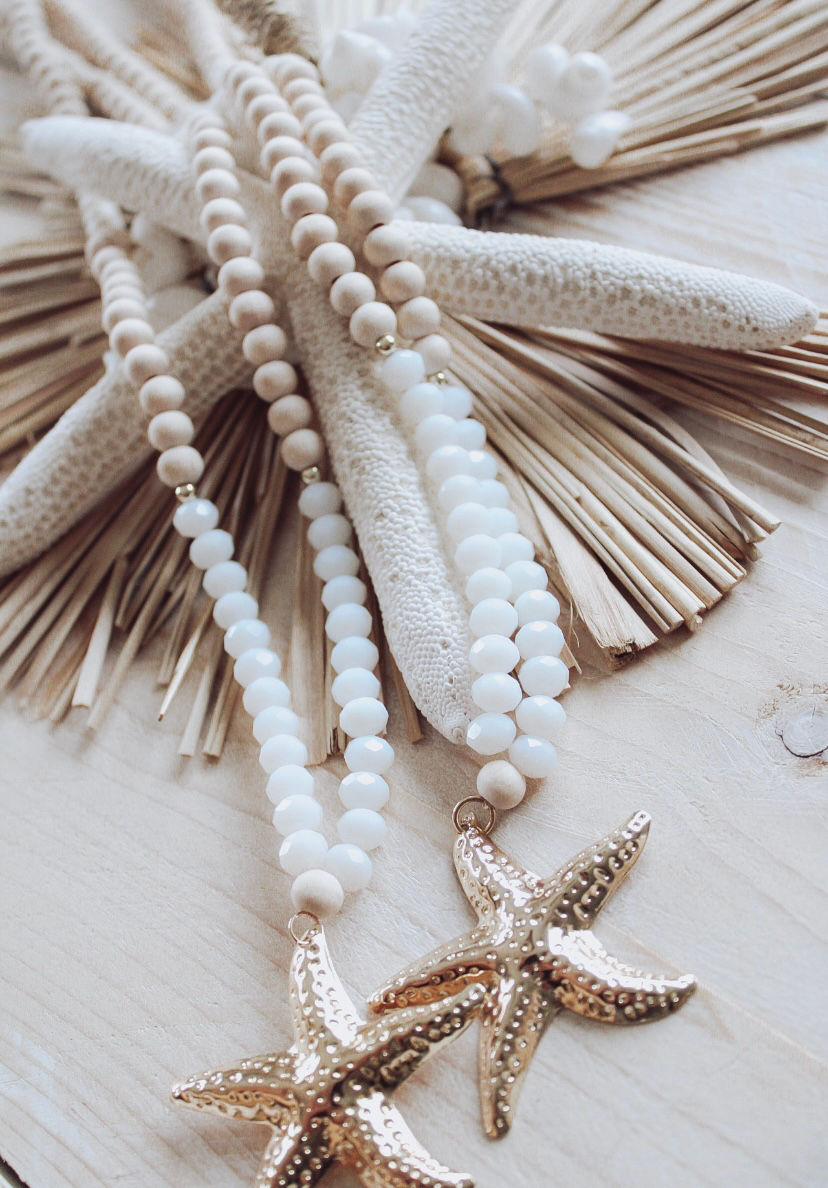 Miniaturbild: Seaside Kette - Summer mood mit Seestern 