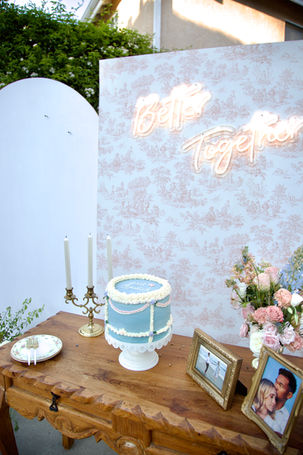 Wedding Backdrop, Wedding Planner, intimate wedding planner, intimate wedding decorator, wedding florals, cake table