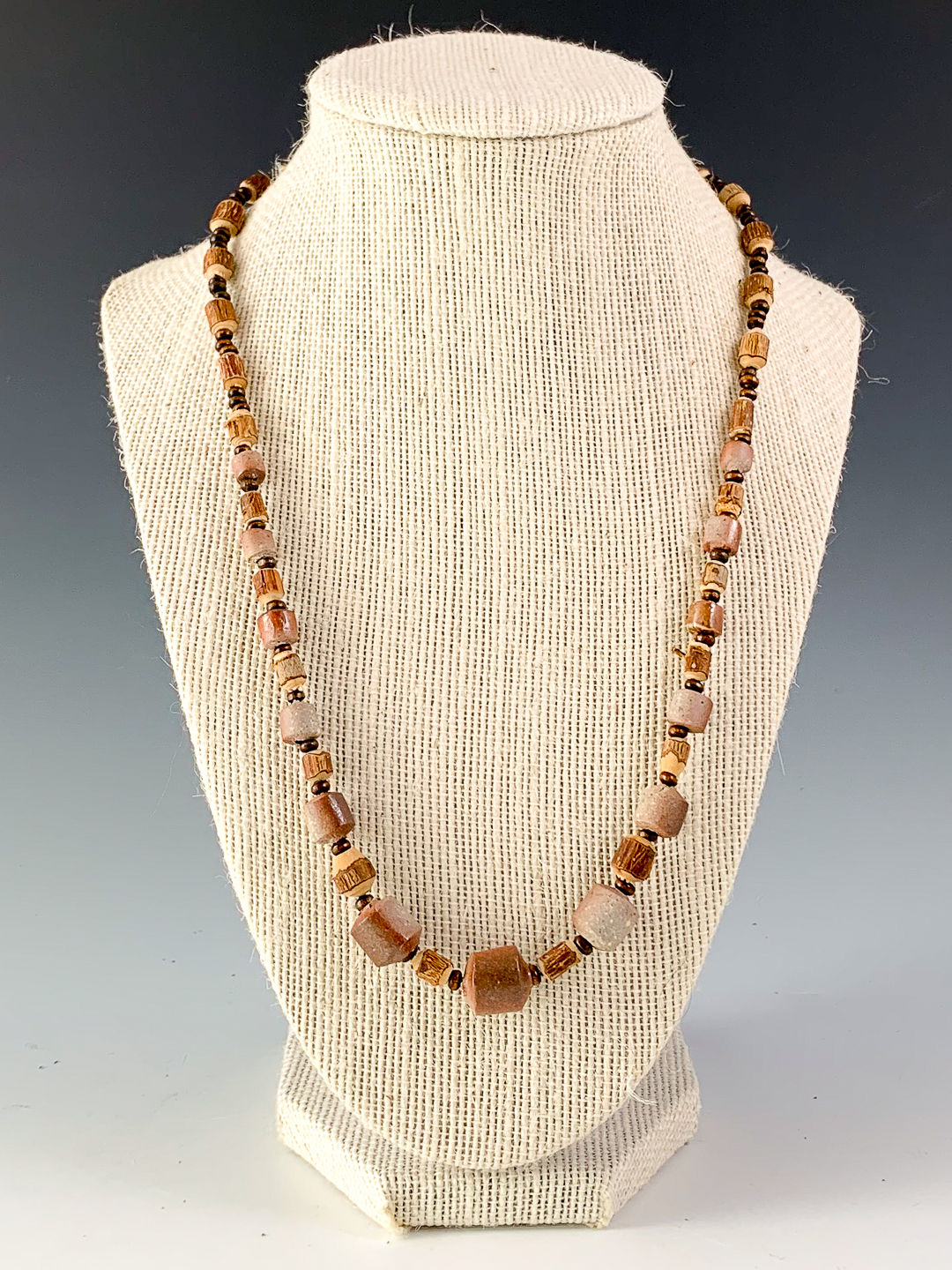 Wood & Stone Necklace