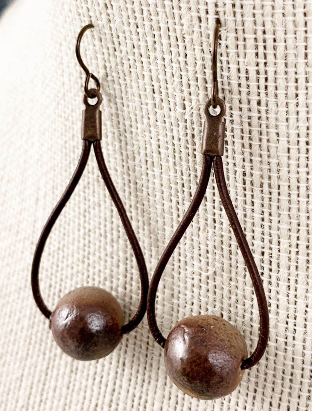 Leather Loop Dangles