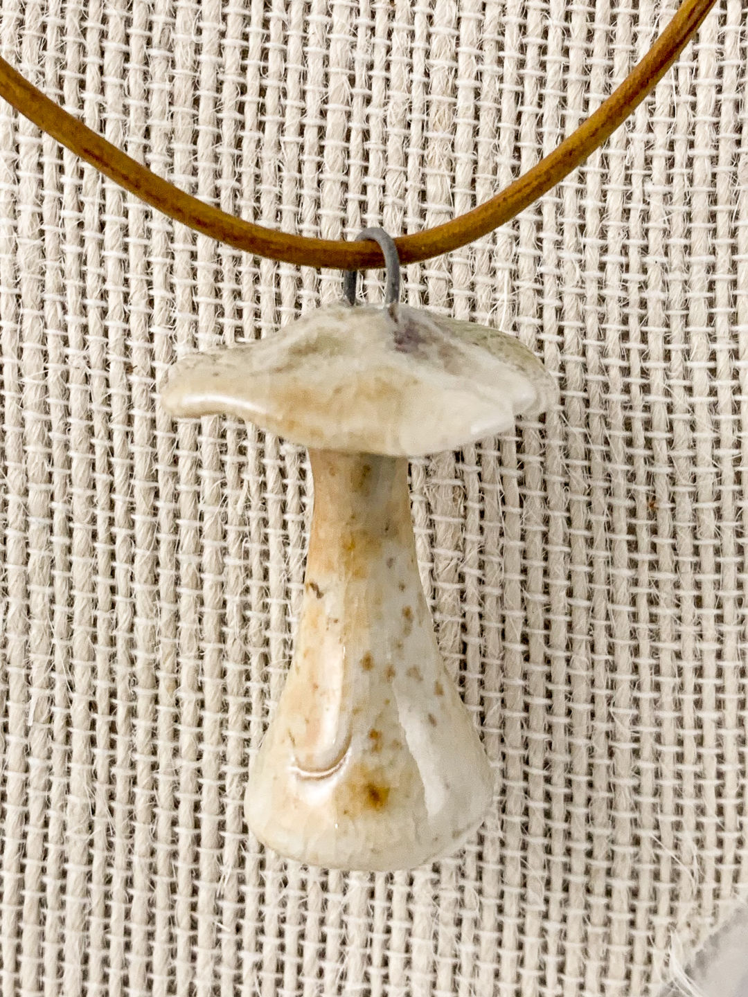 Porcelain Mushroom Necklace