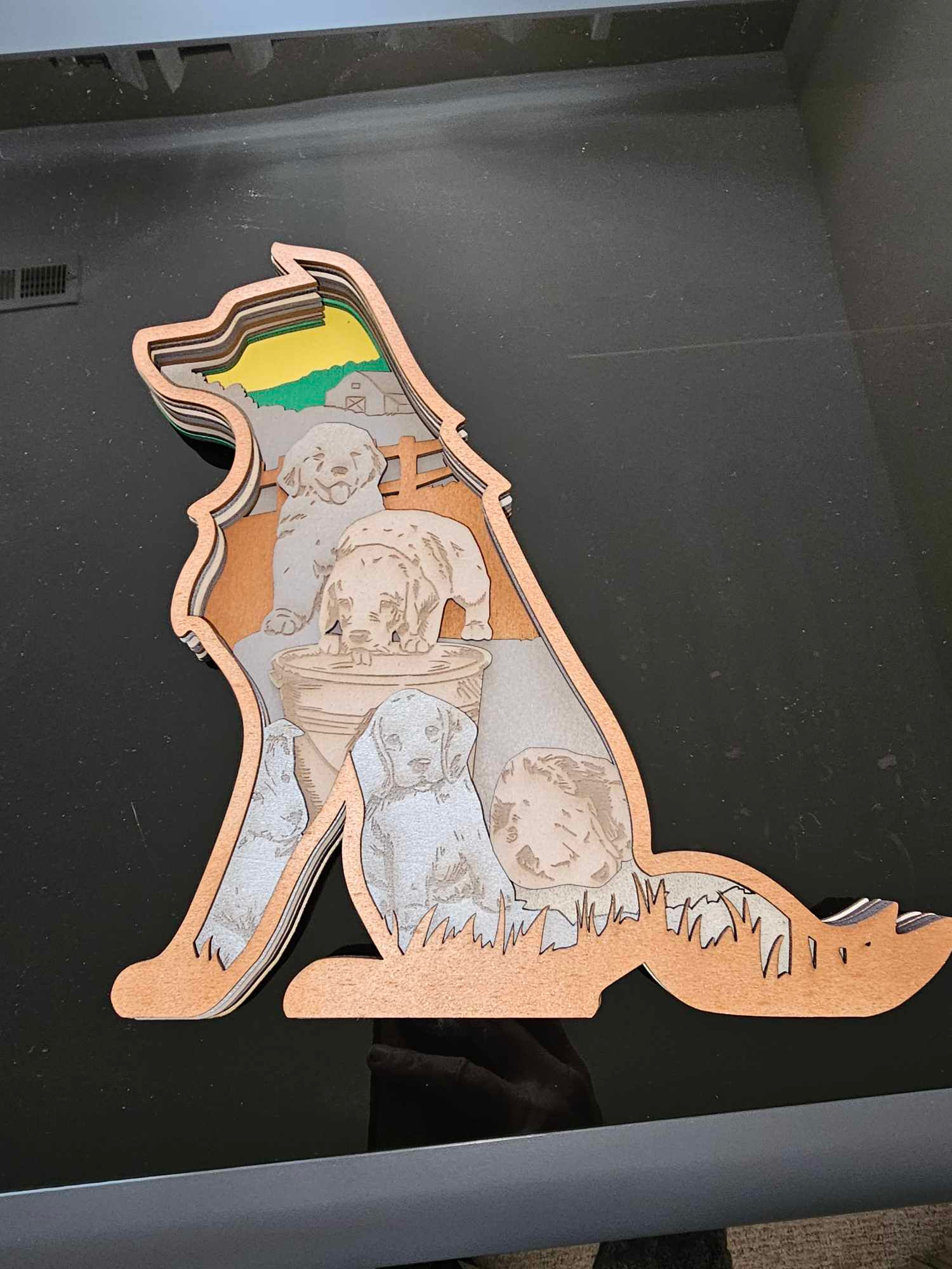 Dog w/ Puppies