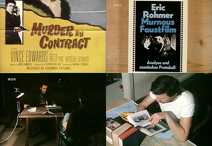 Weitere Beiträge in der Magazinsenung: Irving Lerner: Murder by Contract, Buc von Eric Rohmer, Helmut FGärber zu Mizoguchis "Leben de Frau Oharu". Bitomsky über "Let Us Now Praise Famous Men"