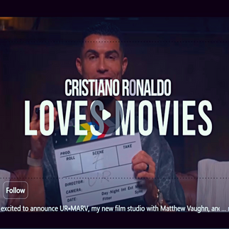 Images of Cristiano Ronaldo starring in his own movie by Matthew Vaughn