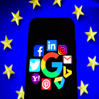Top 10 countries in Europe where companies use social media the most
