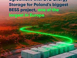 Greenvolt & BYD will supply the largest Battery Energy Storage facility in Poland