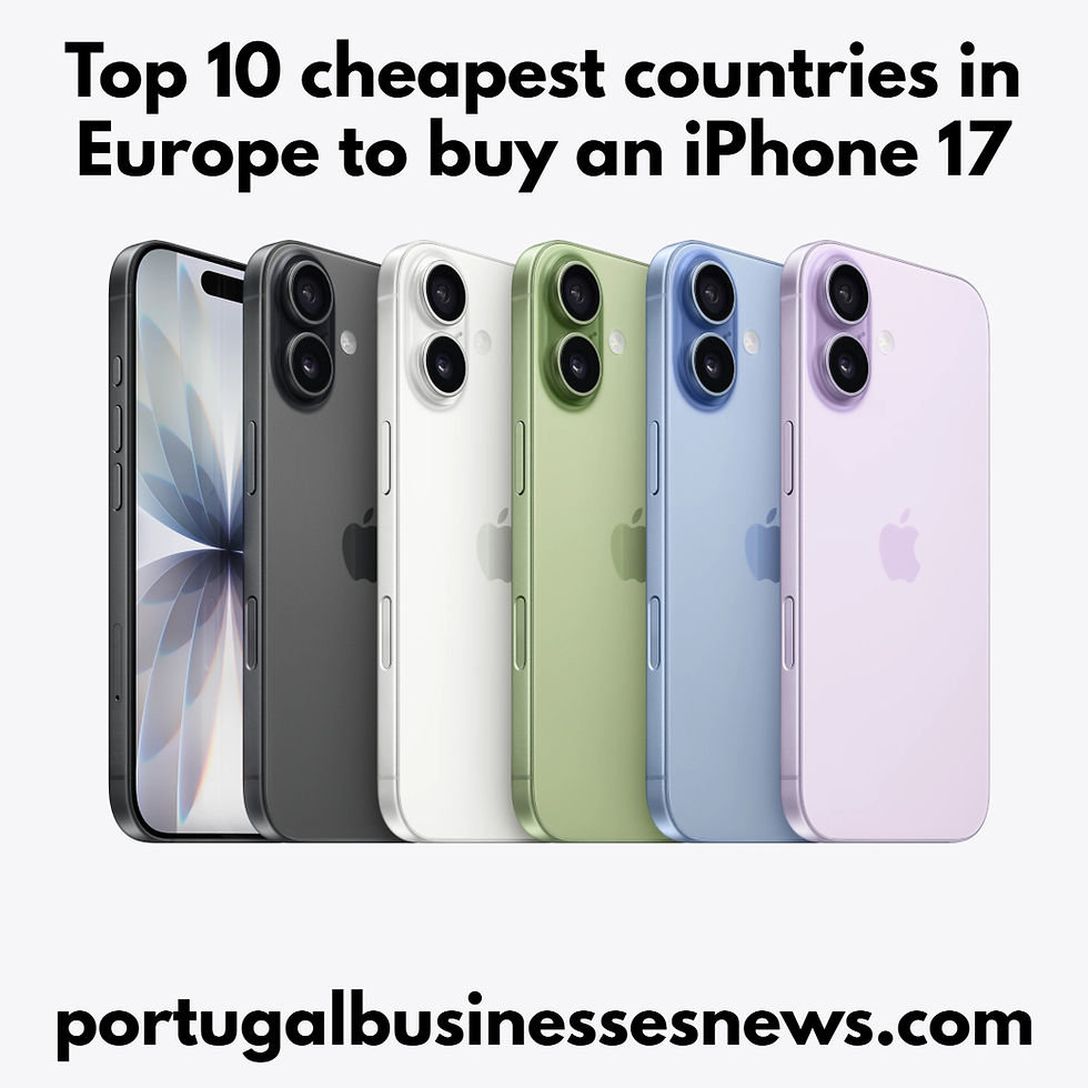Top 10 cheapest countries in Europe to buy an iPhone 17