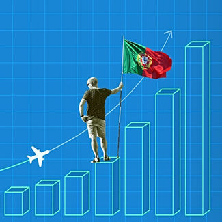 What is the list of markets and trade shows showcasing Portuguese tech startups in 2025?