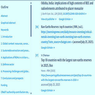 ScienceDirect references Portugal Business News article on rare earths