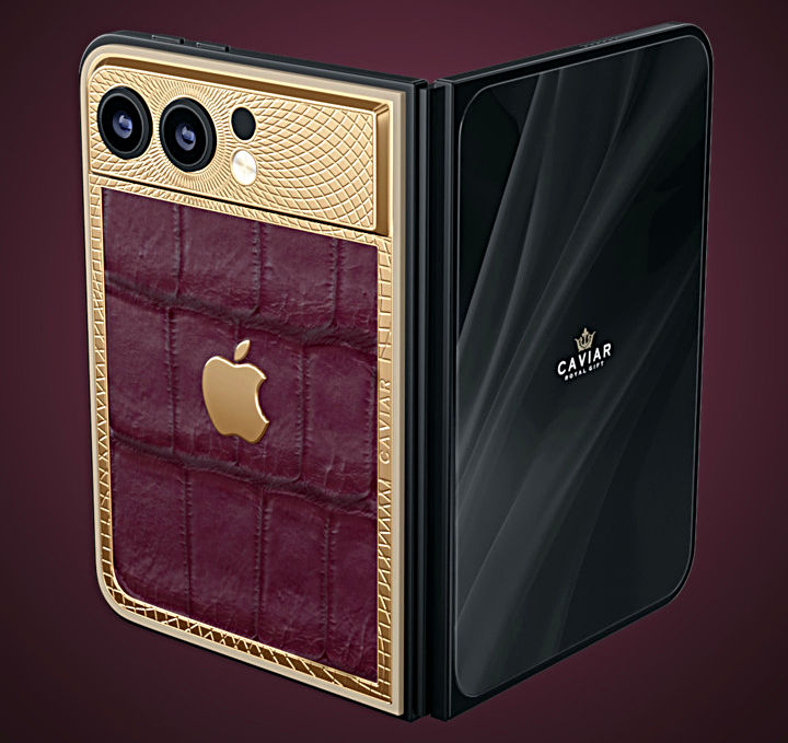 Image iPhone Ultra Caviar DARK CHERRY