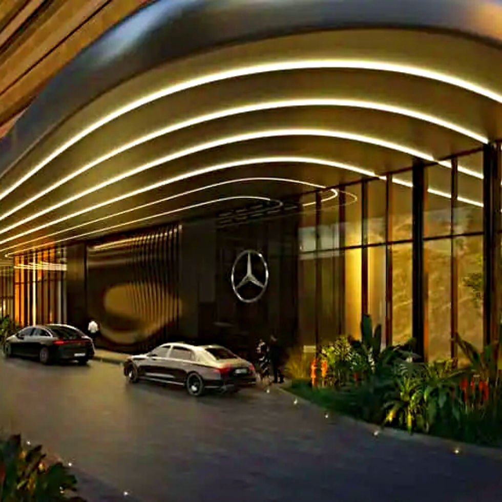 The Mercedes-Benz branded real estate in Miami