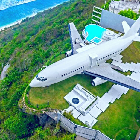 Tourists can now rent a private jet villa for a holiday in Bali