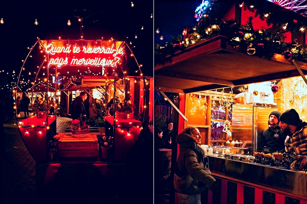 Paris Christmas Market in France