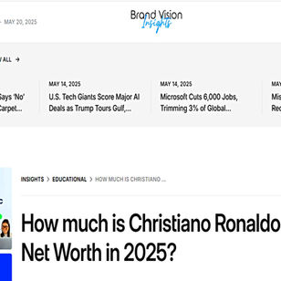 Portugal Business News references Cristiano Ronaldo on Brand Vision