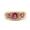Thumbnail: Antique Victorian 18ct 750 Gold Ruby & Diamond Ring