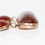 Thumbnail: A Superb Antique Georgian C1820 9ct Rose Gold Double Row Scottish Agate Bracelet